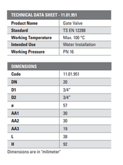 Double Lin Gate Valves (LL4030)