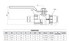 KAS PPR Ball Valve
